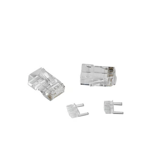 Modular Plug RJ45 UTP Kat. 6 – til Blød og Stiv Leder (Pose med 10 stk.) - Sikshop