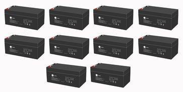 Pålideligt CT12-3.2 Blybatteri 12V 3,2AH - Perfekt til UPS, Alarm, Backup og mere - SIKSHOP