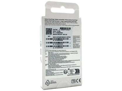 Samsung Galaxy SmartTag2 Hvid – Bluetooth-sporingsenhed med lang batteritid - Sikshop
