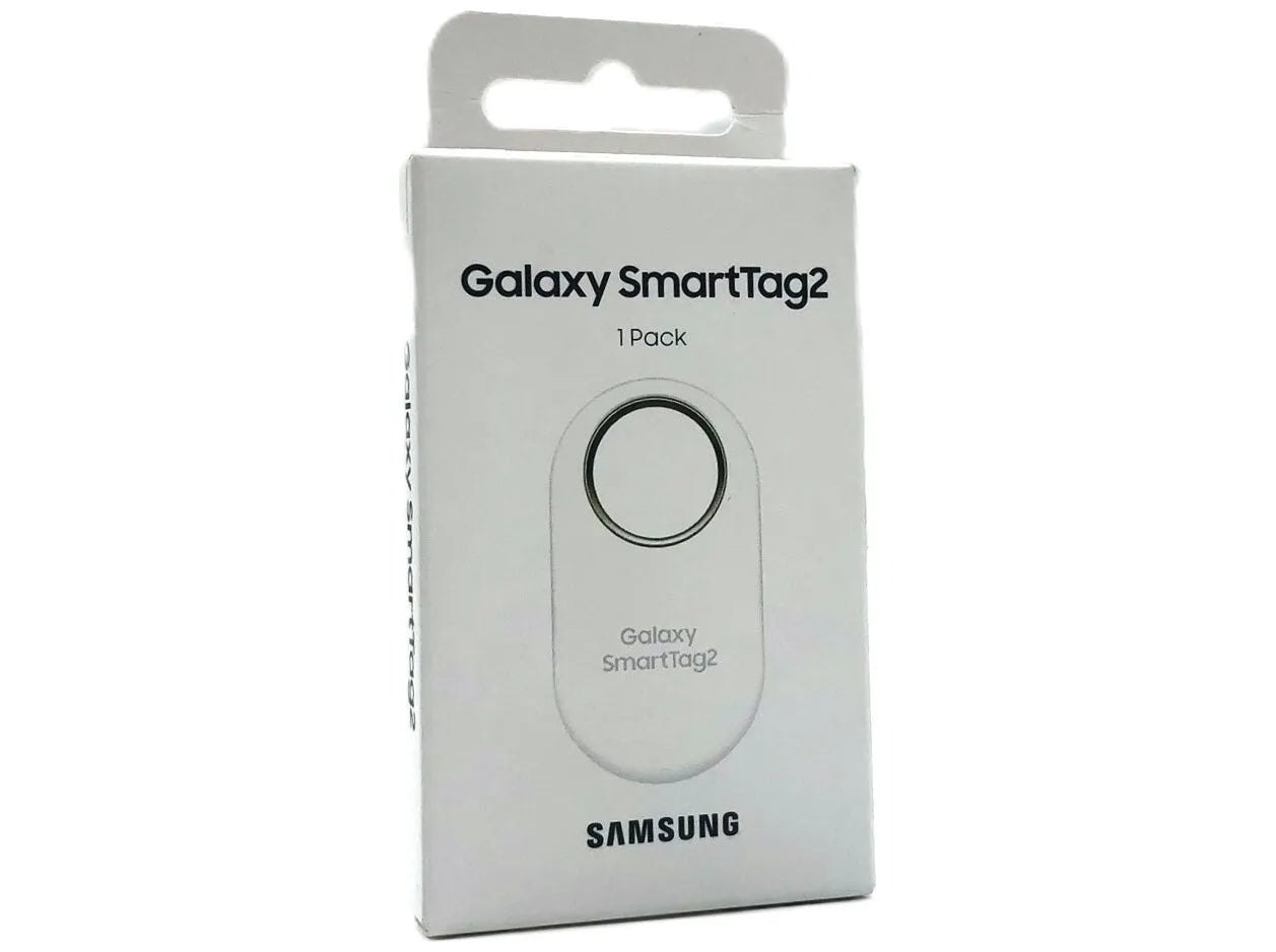 Samsung Galaxy SmartTag2 Hvid – Bluetooth-sporingsenhed med lang batteritid - Sikshop