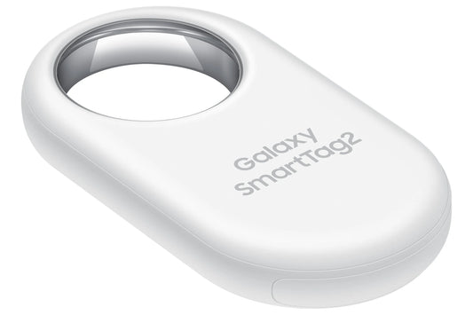 Samsung Galaxy SmartTag2 Hvid – Bluetooth-sporingsenhed med lang batteritid - SIKSHOP