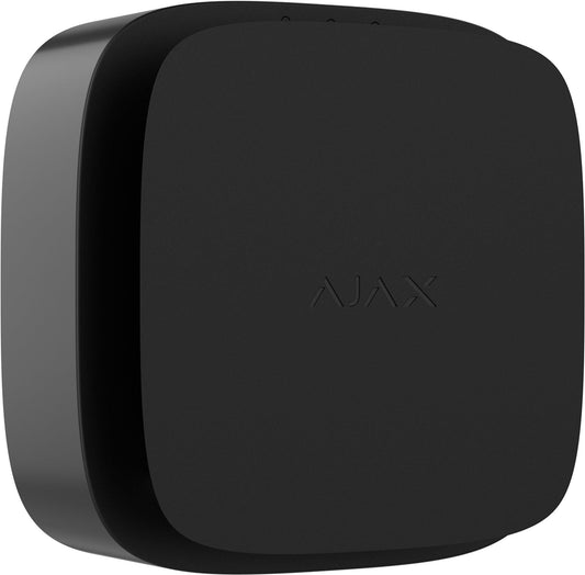 Sort Ajax FireProtect 2 230V AC - Avanceret Trådløs Røg-, Varme- og CO-Alarm - SIKSHOP