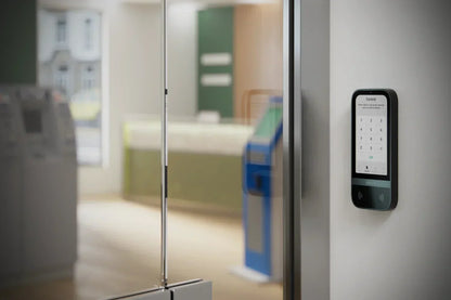 Ajax KeyPad TouchScreen Jeweller – Sort betjeningspanel med touchskærm - Sikshop