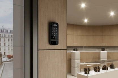 Ajax KeyPad TouchScreen Jeweller – Sort betjeningspanel med touchskærm - Sikshop