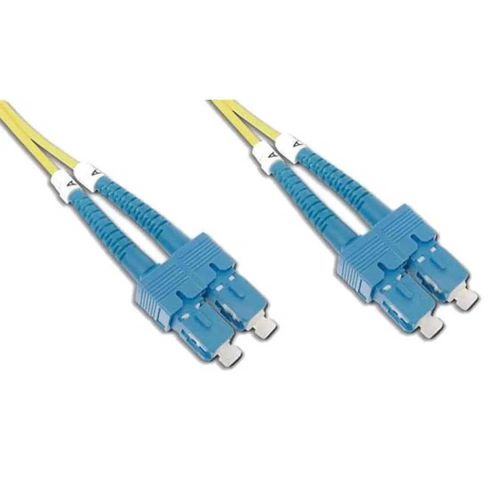 Techly ILWL D9-B-050 – 5m OS2 SC-SC Fiberoptisk Kabel (Gul) - Sikshop