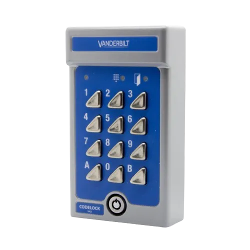 Vanderbilt V42 Kodelås: Kompakt Adgangskontrol til 1 Lås med 2 Koder - Sikshop