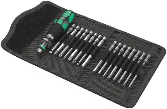 Wera Kompakt Bitssæt 17 Dele PH-PZ-TX-HEX – Kraftform Kompakt 60 - SIKSHOP