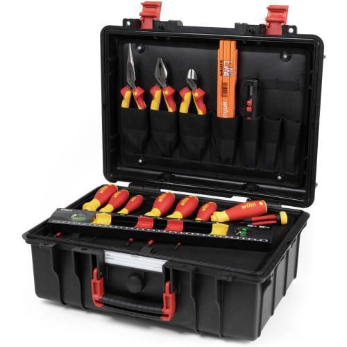 Wiha L-Kuffert, Basic Electric med 1000V Værktøjer - 18 Dele - SIKSHOP