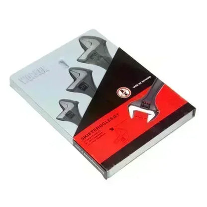 WORKER Skiftenøglesæt 6", 8", 10" – Præcision og Holdbarhed - Sikshop