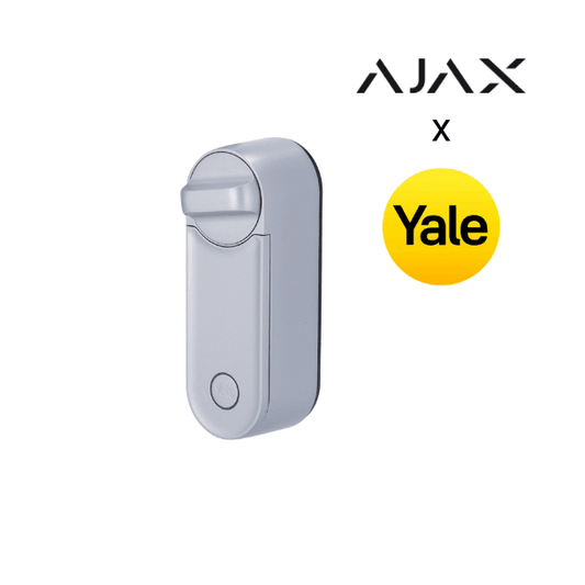 Yale Linus Smart Lock L2 (Nordisk - rund) - Bluetooth & WiFi Smart Lås (Sølv) - SIKSHOP