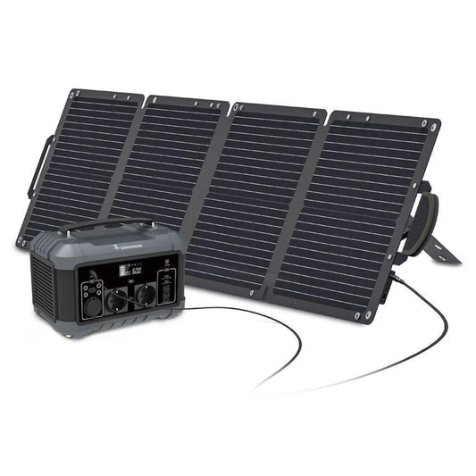 Zmartgear 100W Solarpanel - Let, Foldbart og Perfekt til Nødstrøm og Udendørs Eventyr - SIKSHOP