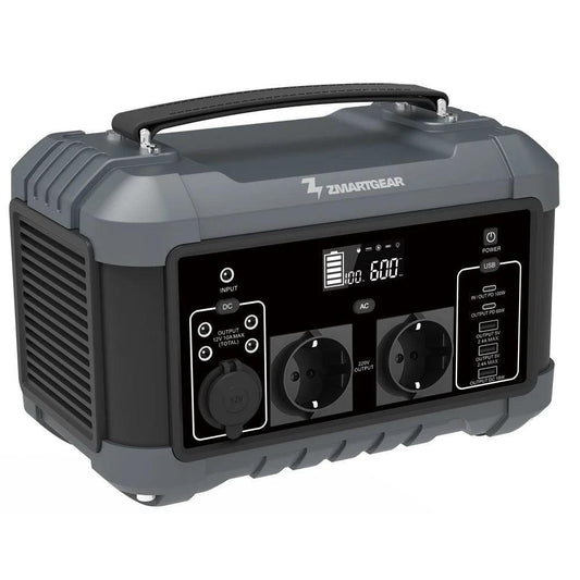 Zmartgear AC600 Powerstation – Din Kompakte Løsning til Nødstrøm og Eventyr - SIKSHOP